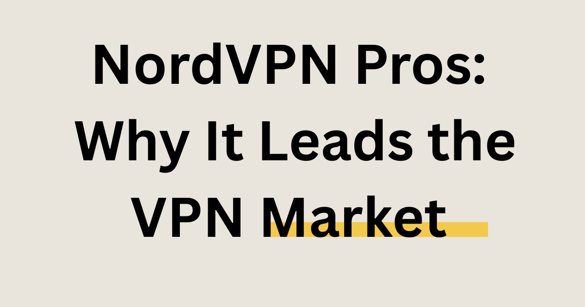 NordVPN Pros 2026 performance and speed comparison table