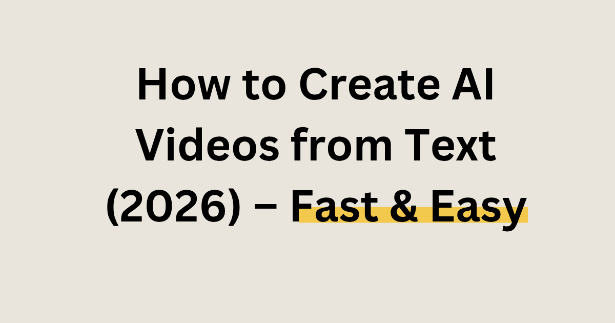 create AI videos from text using AI tools vs traditional video production
